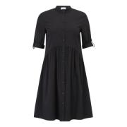 Overhemdjurk met knoopsluiting vera mont , Black , Dames