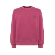 Katoenen Sweater met ronde hals Carhartt Wip , Pink , Heren