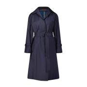 Trenchcoat met Riem PS By Paul Smith , Blue , Dames