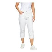 Korte Broek - Zomerse Stijl 2-Biz , White , Dames