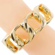 Pre-owned Metal bracelets Chanel Vintage , Yellow , Dames