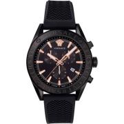 V-Chrono Chronograaf Herenhorloge Versace , Black , Heren