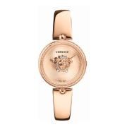 Palazzo Empire Roségoud Roestvrijstalen Horloge Versace , Pink , Dames