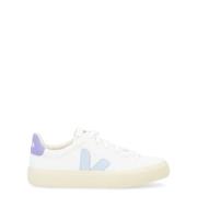 Canvas Sneaker in Wit, Blauw en Paars Veja , White , Dames