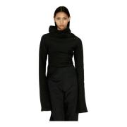 Asymmetrische Zoom Lange Mouwen Top Entire Studios , Black , Dames