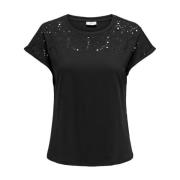 T-Shirts Jacqueline de Yong , Black , Dames