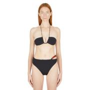 Halter Bikini Top Ziah , Black , Dames