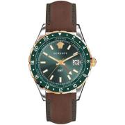 GMT Hellenyium Herenhorloge Groen Goud Versace , Green , Heren