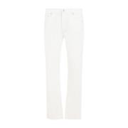 Witte Katoenen Jeans Straight Leg Etro , White , Heren