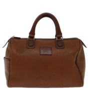 Pre-owned Leather travel-bags Burberry Vintage , Brown , Dames