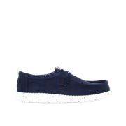 Casual Lage Schoenen voor Mannen Hey Dude , Blue , Heren