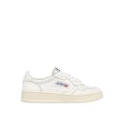 Vintage Style Glossy Sneakers Autry , White , Dames