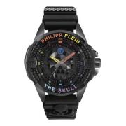 The $kull Titan Rainbow Horloge Philipp Plein , Black , Heren
