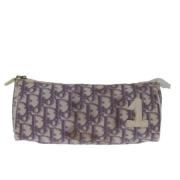 Pre-owned Canvas clutches Dior Vintage , Purple , Dames