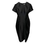 Pre-owned Wool dresses Jil Sander Pre-owned , Black , Dames