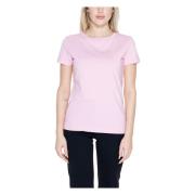 Dames T-shirt Lente/Zomer Collectie Guess , Pink , Dames