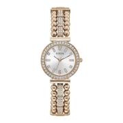 Elegant Rose Gold Stainless Steel Watch Guess , Yellow , Dames
