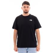 Redbox Korte Mouw T-shirt voor Mannen The North Face , Black , Heren