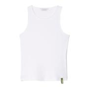 Elegante Witte Mouwloze Top Max Mara , White , Dames