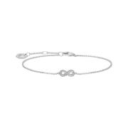 Armband van sterling zilver met zirkoniastenen Thomas Sabo , Gray , Da...