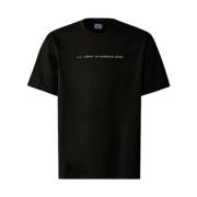 Grafisch T-shirt - Metropolis Serie C.p. Company , Black , Heren