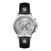 Chronograaf Leren Horloge Versus Versace , Gray , Heren