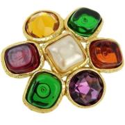Pre-owned Metal brooches Chanel Vintage , Multicolor , Dames