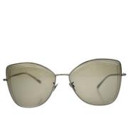 Pre-owned Metal sunglasses Chanel Vintage , Gray , Dames