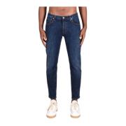 Klassieke Denim Jeans Dondup , Blue , Heren