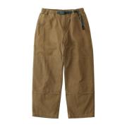 Dubbele Knie Canvas Broek Gramicci , Brown , Heren