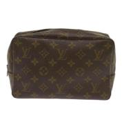 Pre-owned Canvas clutches Louis Vuitton Vintage , Brown , Dames