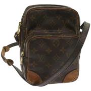 Pre-owned Canvas louis-vuitton-bags Louis Vuitton Vintage , Brown , Da...