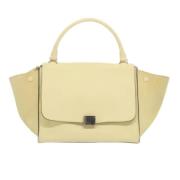 Pre-owned Leather celine-bags Celine Vintage , Beige , Dames