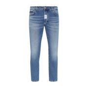 Klassieke Denim Jeans voor Dagelijks Gebruik Philipp Plein , Blue , He...