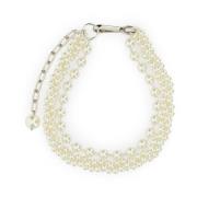 Stijlvolle Collar Ketting Simone Rocha , White , Dames