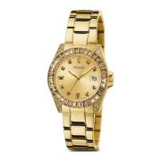 Horloge met stalen armband Guess , Yellow , Dames