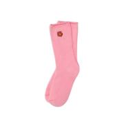 Bloemenroze sokken met geborduurde Boke Flower Kenzo , Pink , Dames