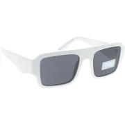 Stijlvolle UV-bescherming zonnebril Prada , White , Dames