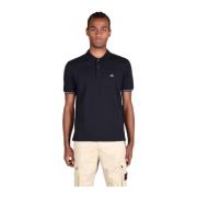 Klassieke Polo Shirt van Katoenmix C.p. Company , Black , Heren