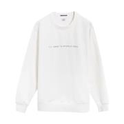Metropolis Serie Grafische Sweatshirt C.p. Company , White , Heren