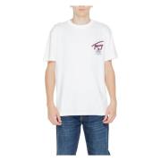 Regenerative Cotton Street T-Shirt Tommy Jeans , White , Heren