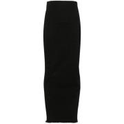 Denim Rok - Dirt Pillar Rick Owens , Black , Dames