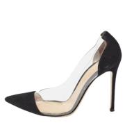 Pre-owned Suede heels Gianvito Rossi Pre-owned , Black , Dames