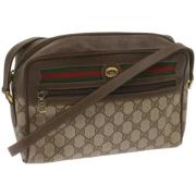 Pre-owned Canvas clutches Gucci Vintage , Beige , Unisex
