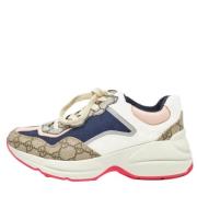 Pre-owned Canvas sneakers Gucci Vintage , Multicolor , Dames