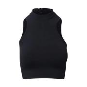 Pre-owned Silk tops Versace Pre-owned , Black , Dames