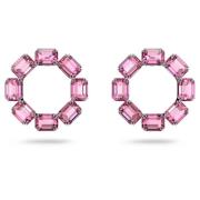 Millenia Octagon Cut Oorbellen, Roze, Gerhodineerd Swarovski , Pink , ...