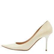 Pre-owned Leather heels Jimmy Choo Pre-owned , White , Dames