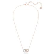 Stone Verstrengelde Ringen Ketting Wit Roségoud Swarovski , Multicolor...