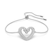 Hart Armband UNA Kristal Sieraden Swarovski , Gray , Dames